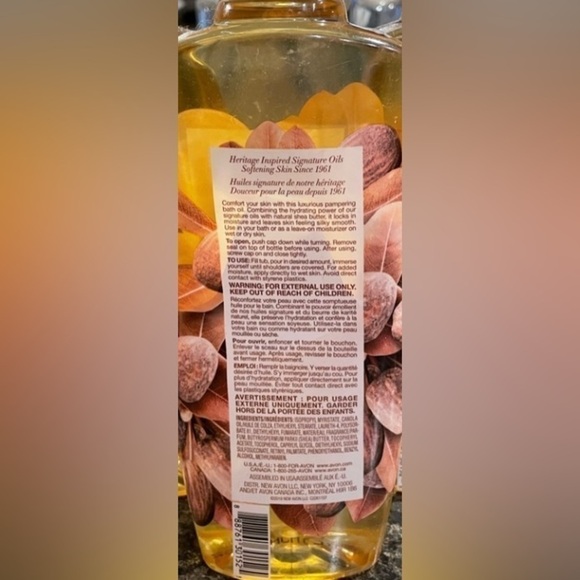 🥥 COMFORTING SHEA Avon Skin so Soft Bath Oil Silky Smooth Legs Arms Date Night - Picture 3 of 5